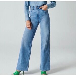 Denim Forum The Coco High Rise Wide Leg Size 24